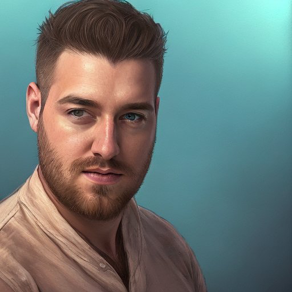 Hoellety vor türkiser wand